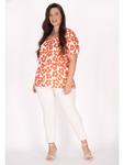 Блуза IZIA Plus Size Blouse, оранжевый - фото 2