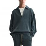 Мужская поло ZARA, серый - фото 11