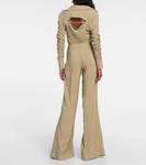 Брюки Soffio расклешенные Jacquemus, Beige - фото 3