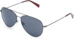 Солнцезащитные очки-авиаторы Levi's Lv 1006/S, Dark Ruthenium Red/Grey - фото