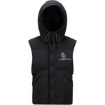 Пуховик мужской черный Moncler - фото