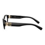 MIU MIU Очки с логотипом, Black - фото 4