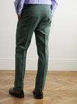 Узкие шерстяные брюки SID MASHBURN, зеленый - фото 5