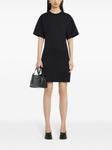 Courrèges платье-футболка мини, черный - фото 2