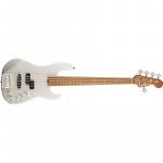 Басс гитара Charvel Pro-Mod San Dimas Bass PJ V 5-String Bass Guitar, Platinum Pearl - фото 2