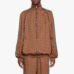 Куртка g rhombus jacket 'brown' Gucci, коричневый - фото 3