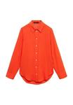 Блуза Mango Button-down blouse, Orange - фото 6