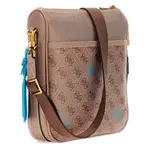 Сумка через плечо Guess Milano 2, коричневый - фото 2