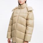 Пуховик женский хаки The North Face - фото 4