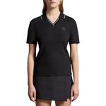 Поло с короткими рукавами Moncler, черный - фото 3