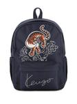 Kenzo Kids рюкзак с вышивкой, синий - фото