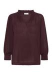 Блуза Kaffe Blouse, Windsor Wine/Dark Red - фото 5