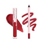 Набор для губ Kylie Cosmetics Matte Lip Kit, burgundy red/bite me - фото 2