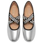 Туфли Мэри Джейн женские серебристые C°Banner - фото 5