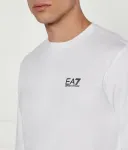 Лонгслив slim fit Ea7, белый - фото 4
