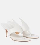 Сандалии из кожи Lyrai Ferragamo, Bianco Ottico - фото