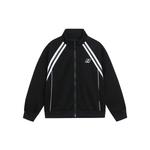 Свитшот унисекс FORNINES, белый с серым меланжем, на флисовой подкладке - фото 7