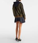 Худи с панелями Sacai, Navy X D/Khaki - фото 3