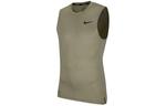 Футболка майка мужская серо-зеленая Nike - фото 2