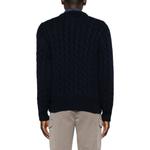 Свитер крупной вязки Bally, синий - фото 4