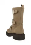 Ботинки на платформе clipper Steve Madden, Taupe Suede - фото 4