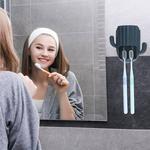 Настенные держатели для зубных щеток Настенные органайзеры для хранения зубных щеток Cactus Unique Bargains, розовый - фото 4