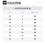 Мужские туфли HARSON черные на низком каблуке - фото 5