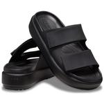 Женские черные кроксы нескользящие шлепанцы - фото 4