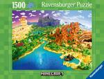 2D пазл: Мир Майнкрафта 1500 деталей Ravensburger - фото 3