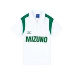 Mizuno Футболка детская белая зеленая - фото 3