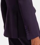 Шерстяной блейзер McQueen, Violet - фото 6