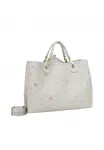 Сумочка бет со стразами Braccialini, Grigio - фото 4