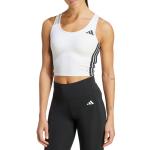 Футболка-топ 3 Stripes Crop Adidas, белый - фото 3