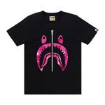 Футболка BAPE Color Camo Shark Tee 'Black/Pink' - фото