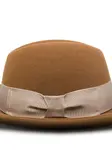 Шляпа Claudette с лентой Borsalino, коричневый - фото 3
