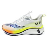 Кроссовки унисекс белые флуоресцентные BAGE, белый неон - фото