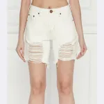 Шорты бойфренда One Teaspoon, белый - фото