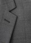 MANGO MAN Строгий блейзер 'Paris' в крапчатом сером цвете - фото 7