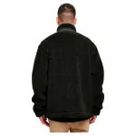Толстовка Urban Classics Basic Sherpa full zip, черный - фото 2