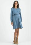Повседневное платье MATERNITY Attesa Maternity, голубой - фото 5