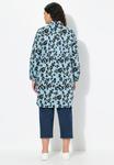 Платье Ulla Popken FLORAL PRINT LONG SLEEVE , Light Blue - фото 3