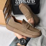 Лоферы мужские Weishibangwei, цвет Dark coffee - фото 4