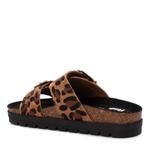 Women's Textured Platform Sliders Sandals In Camel Xti - фото 3