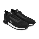 Кроссовки с добавлением кожи Ea7, черный - фото 2