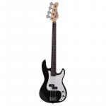 Басс гитара Glarry GP Beginner Electric Bass Guitar Black w/ 20W Amplifier - фото 2