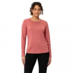 Футболка VAUDE Essential long sleeve, розовый - фото
