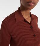 Свитер-поло из хлопковой смеси Prada, Ruggine - фото 4