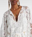 Кружевное миди-платье Coco Zimmermann, Ivory - фото 4