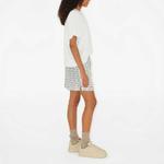 Шелковые шорты с принтом Toggle Burberry, белый - фото 11