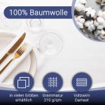 Скатерть Zollner белый, 240/240 см - фото 2